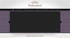 Desktop Screenshot of abrahamskraal.co.za