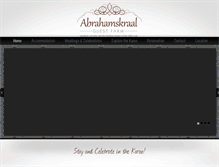 Tablet Screenshot of abrahamskraal.co.za